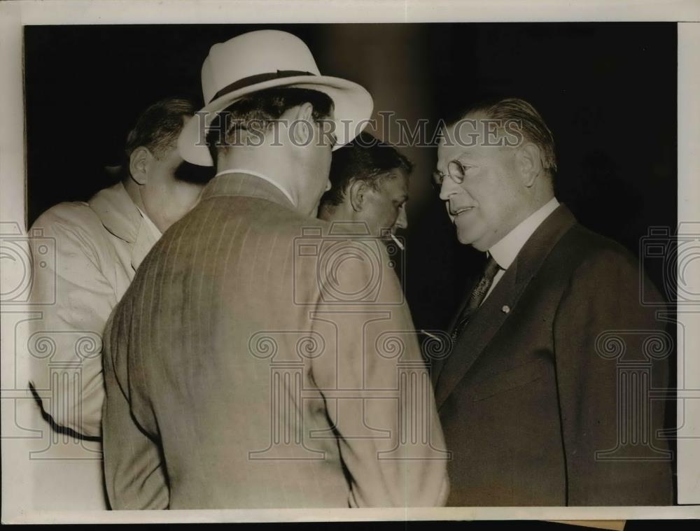 1939 Press Photo Senator Warren Austin arrives at the White House - nee84233 - Historic Images