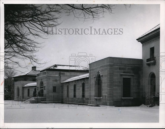 1959 Press Photo Exhibition Gallery Western Reserve Historical Society - Historic Images