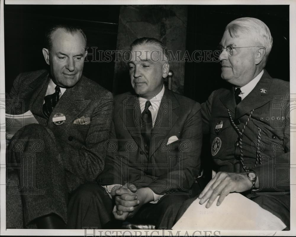 1941 Press Photo National Council of Boy Scouts in DC Walter Head,Dr James West - Historic Images