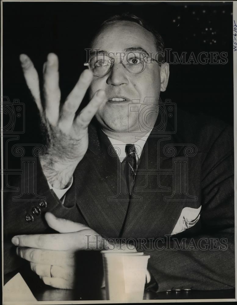 1939 Press Photo Fritz Heberling attache of German Consulate at Chicago - Historic Images