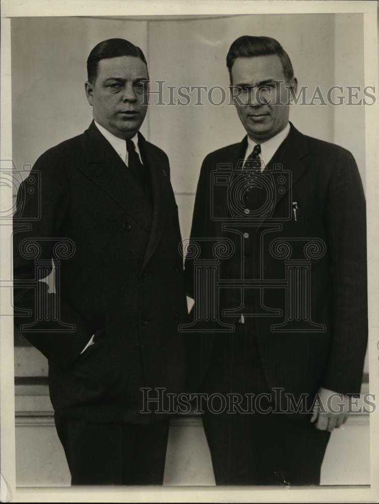 1931 Press Photo Cong Paul J Kvale of Minnesota and Cong Thomas R Amlie of Wis - Historic Images