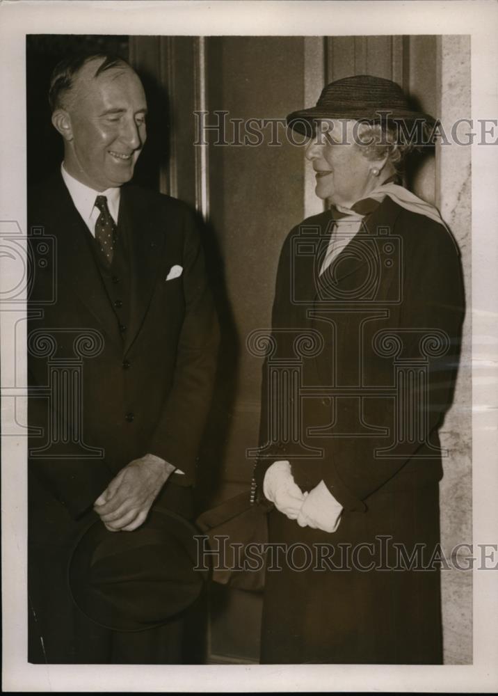 1937 Press Photo Wilhelm Munthe de Morgenstierne Norwegian Minister to US - Historic Images