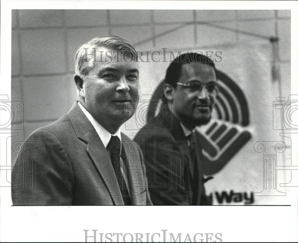 1986 Press Photo Clifford Smith and Robert Carter - cva98972 - Historic Images