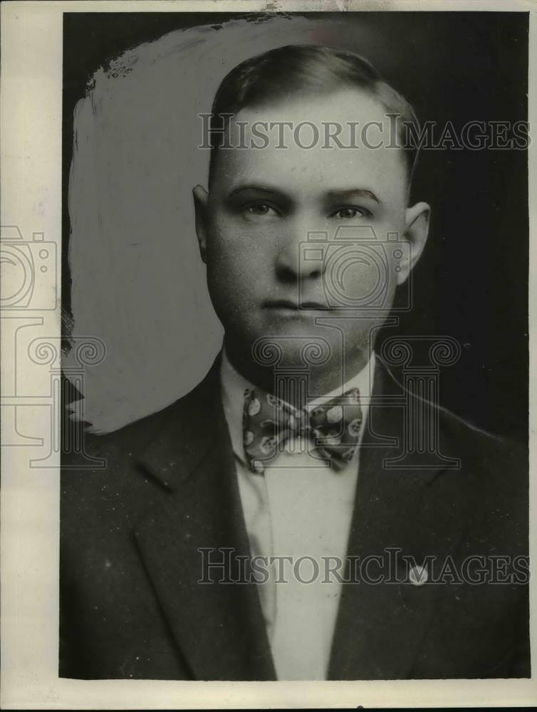 1929 Press Photo Carroll B Rablan in Sonora dance death case - nee86069 - Historic Images