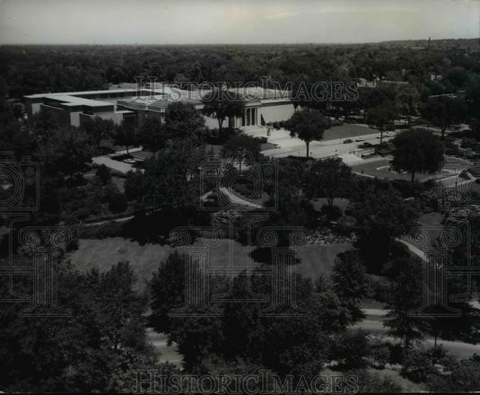 1966 Press Photo The Aerial View of South Entrance and Southwest side - Historic Images