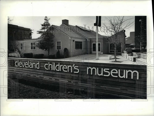 1990 Press Photo Cleveland Children's Museum at University Circle - cva92245 - Historic Images