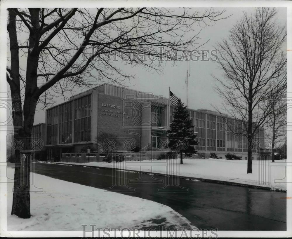 1972 Press Photo Ohio Lakewood City Hall - cvb02346 - Historic Images