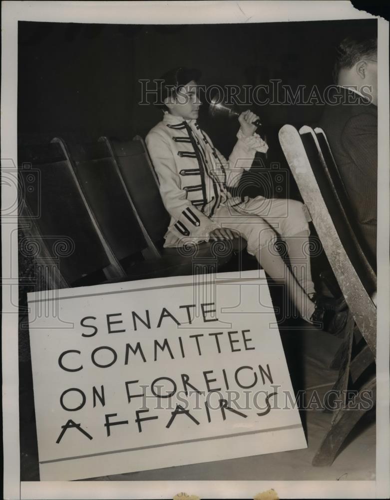 1941 Press Photo Empty seats for senators at Youth Congress Opening. - nee83841 - Historic Images