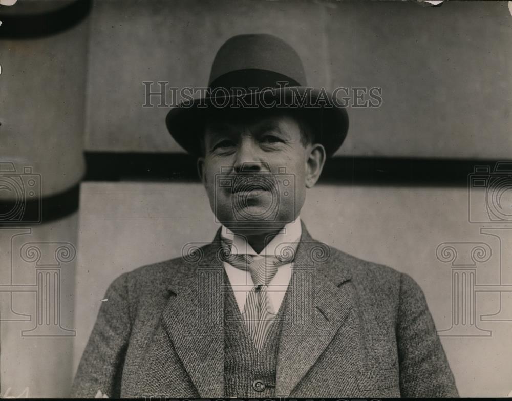 1920 Press Photo Dr Ragnar Vogt International Congress Against Alcoholism - Historic Images