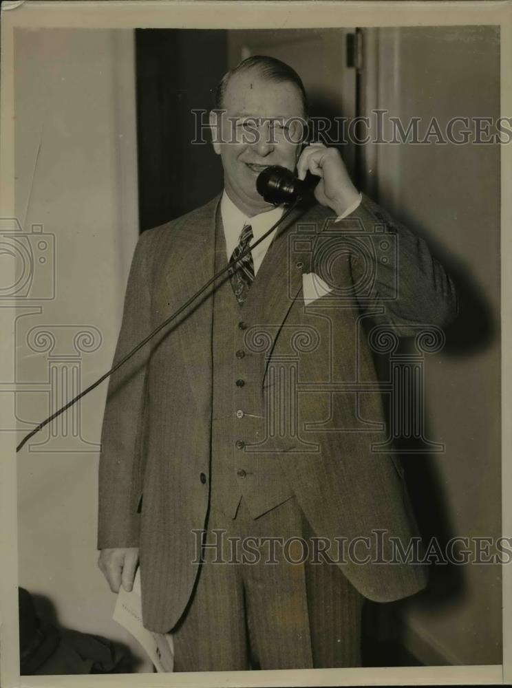 1935 Press Photo Col.Frank Knox, Publisher of Chicago Newspaper, - nee83679 - Historic Images