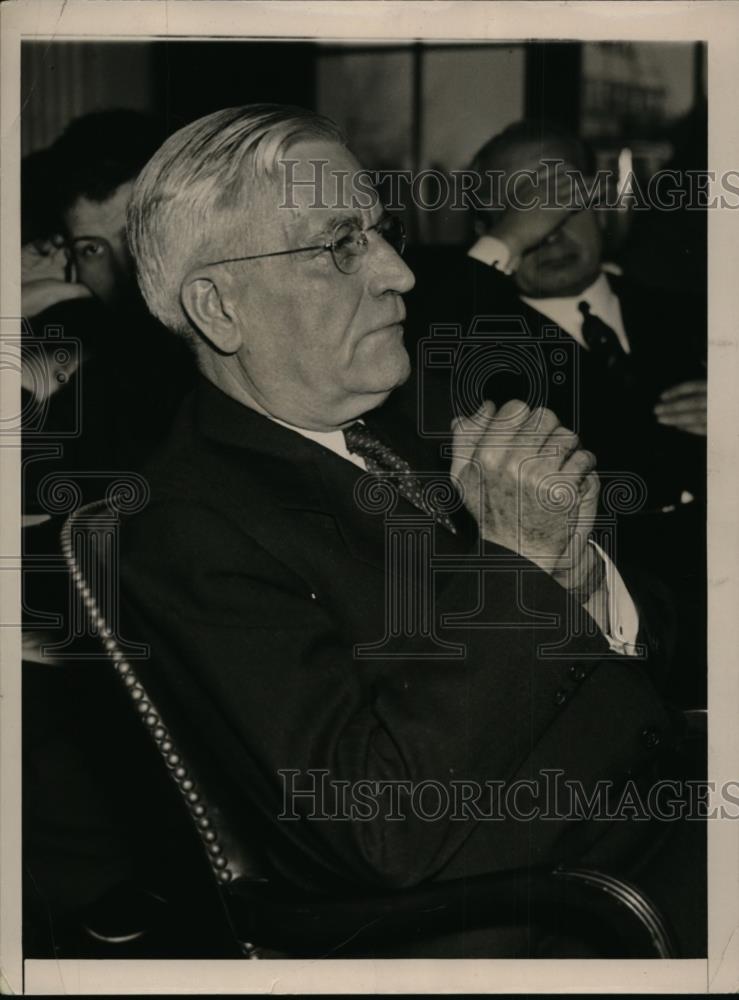 1937 Press Photo Asher Rosetter General Manager of Pinkerton Selective Agency - Historic Images