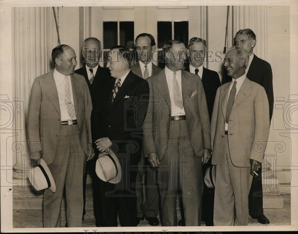 1936 Press Photo National Seaway Councils at the White House - nee86459 - Historic Images