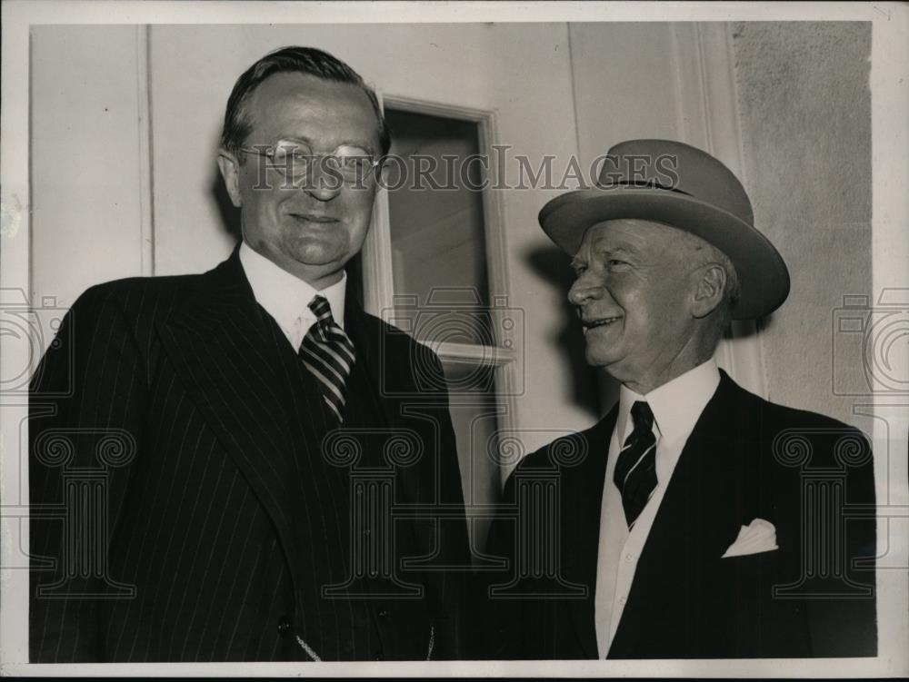 1939 Press Photo Lord Lorthian British Ambassador to U.S and George Summerlin - Historic Images