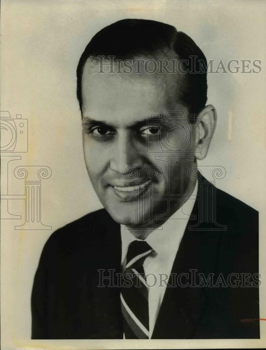 1965 Press Photo C.V. Narasimahn Top Political Adviser - nee90126 - Historic Images
