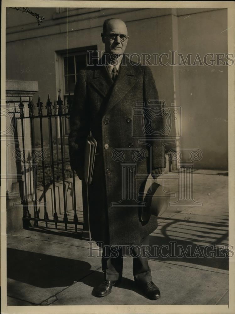 1931 Press Photo MC Latta executive clerk at the White House for Hoover - Historic Images