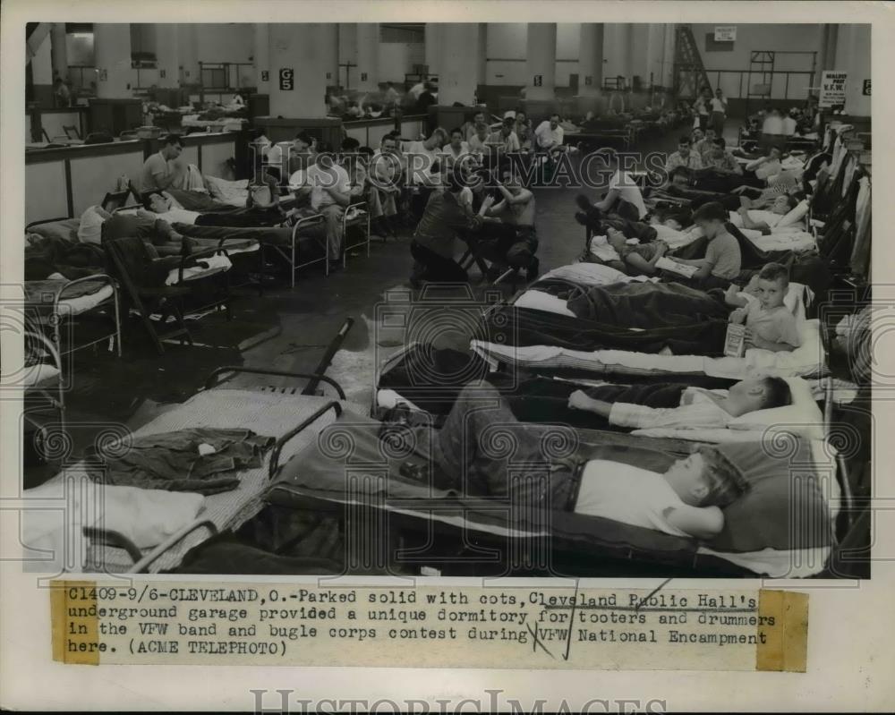 1947 Press Photo Cleveland Public Hall During VFW National Encampment - Historic Images