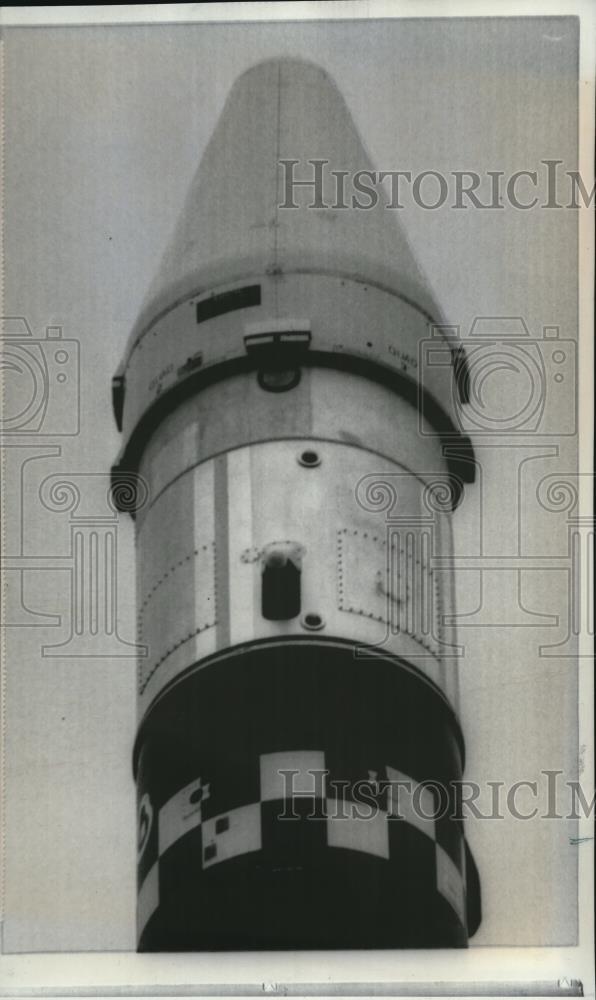 1966 Wire Photo The Shroud Failed to Separate from the Target Vehicle - Historic Images