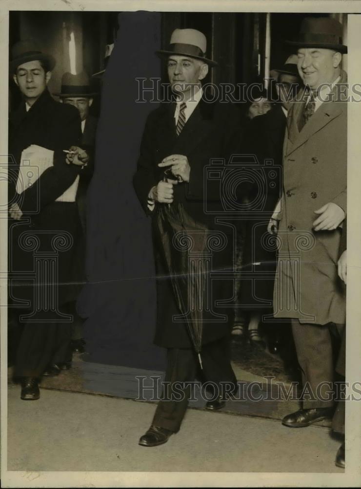 1930 Press Photo Jesse Silbermann At The Hearing Which He Attended - nee86003 - Historic Images