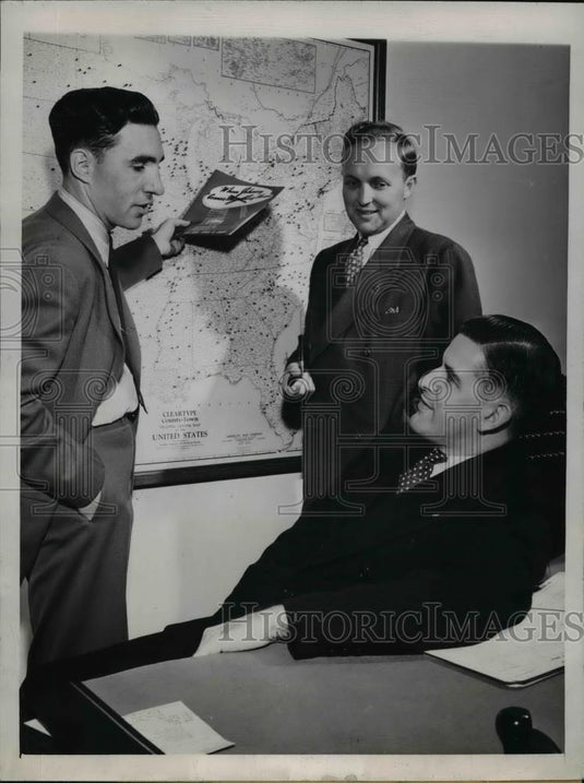 1944 Press Photo The U.S. Junior Chamber Of Commerce Board Of Directors - Historic Images