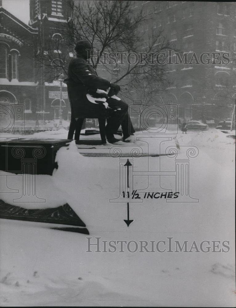 1954 Press Photo Cold Weather - cva85825 - Historic Images