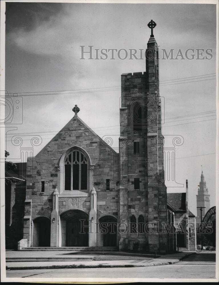 1949 Press Photo New St. Malachi&#39;s Church Washington Ave &amp; W 25 - cva88851 - Historic Images