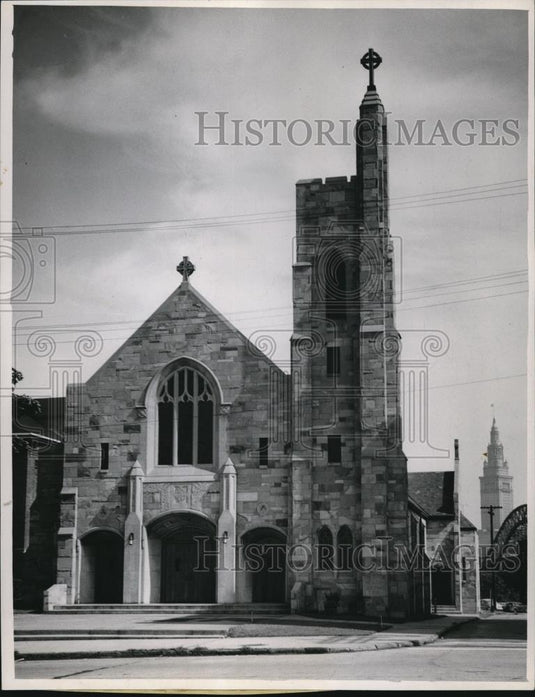 1949 Press Photo New St. Malachi's Church Washington Ave & W 25 - cva88851 - Historic Images