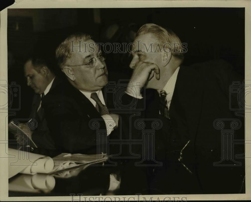 1936 Press Photo Judge Murray and Mike Hamwood. - nee85216 - Historic Images