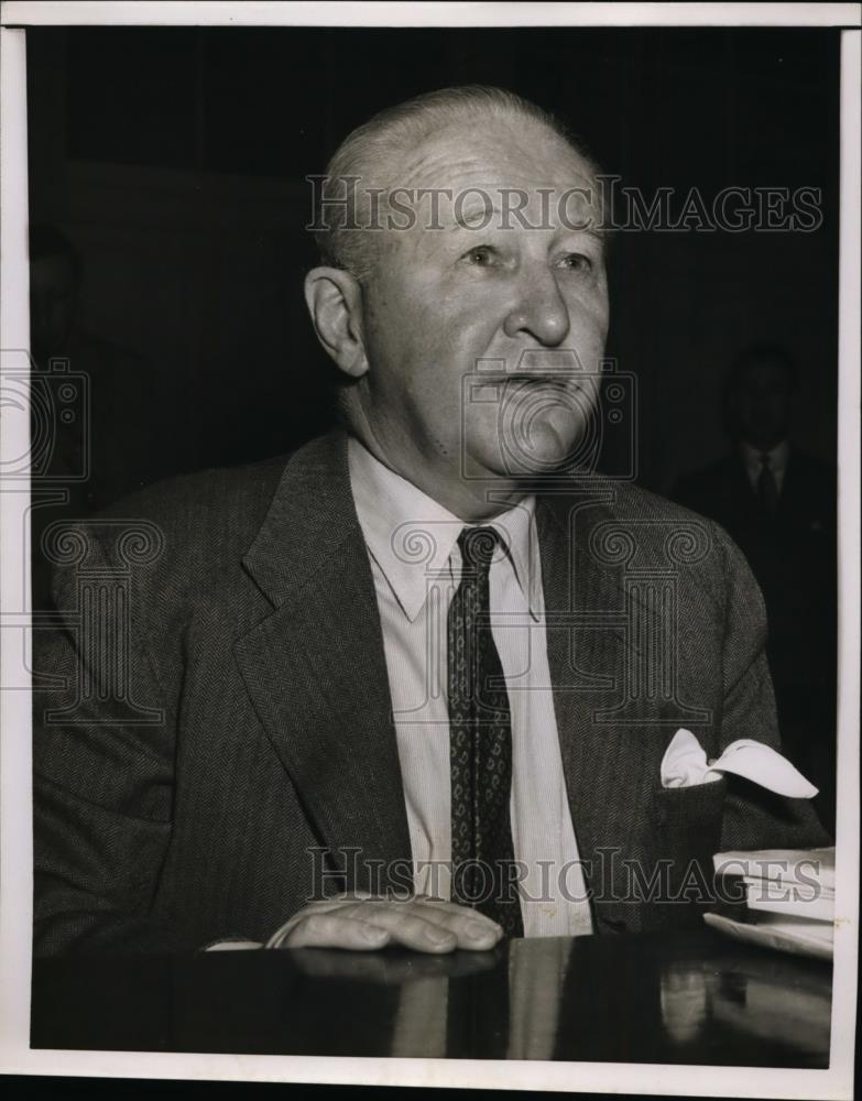 1955 Press Photo John B Hollister Executive Director of the Hoover Commission - Historic Images