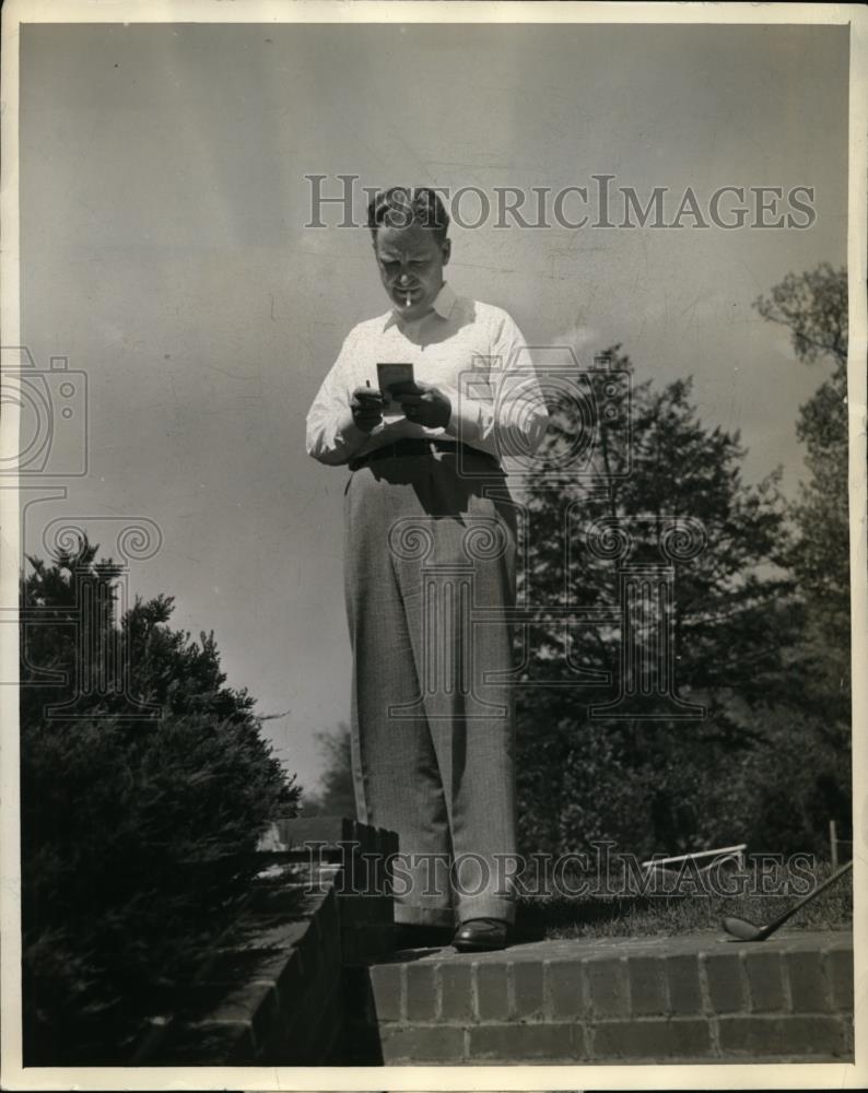 1938 Press Photo John DM Hamilton chairman Democratic National Committee - Historic Images