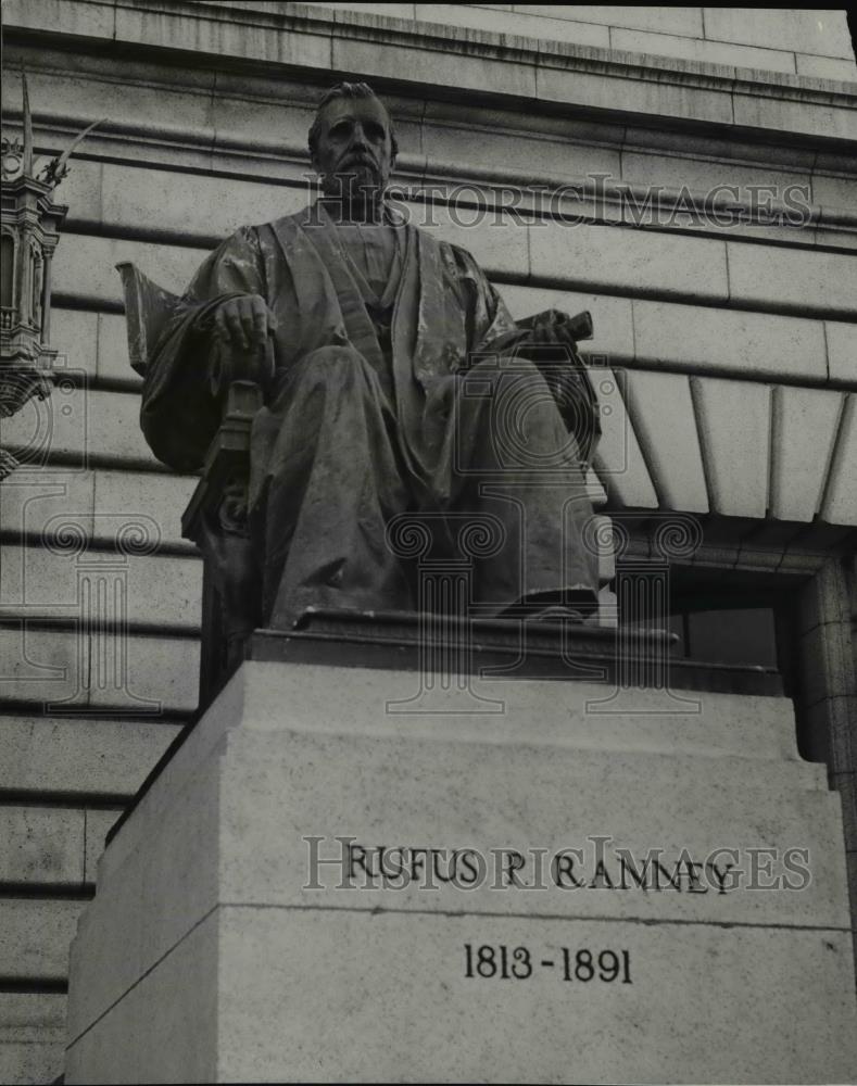 Press Photo Rufus Ranney Statue - cva97946 - Historic Images