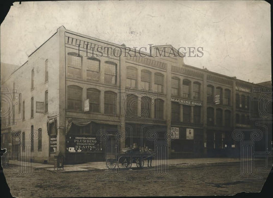 Press Photo Foster Block building - cva82914 - Historic Images