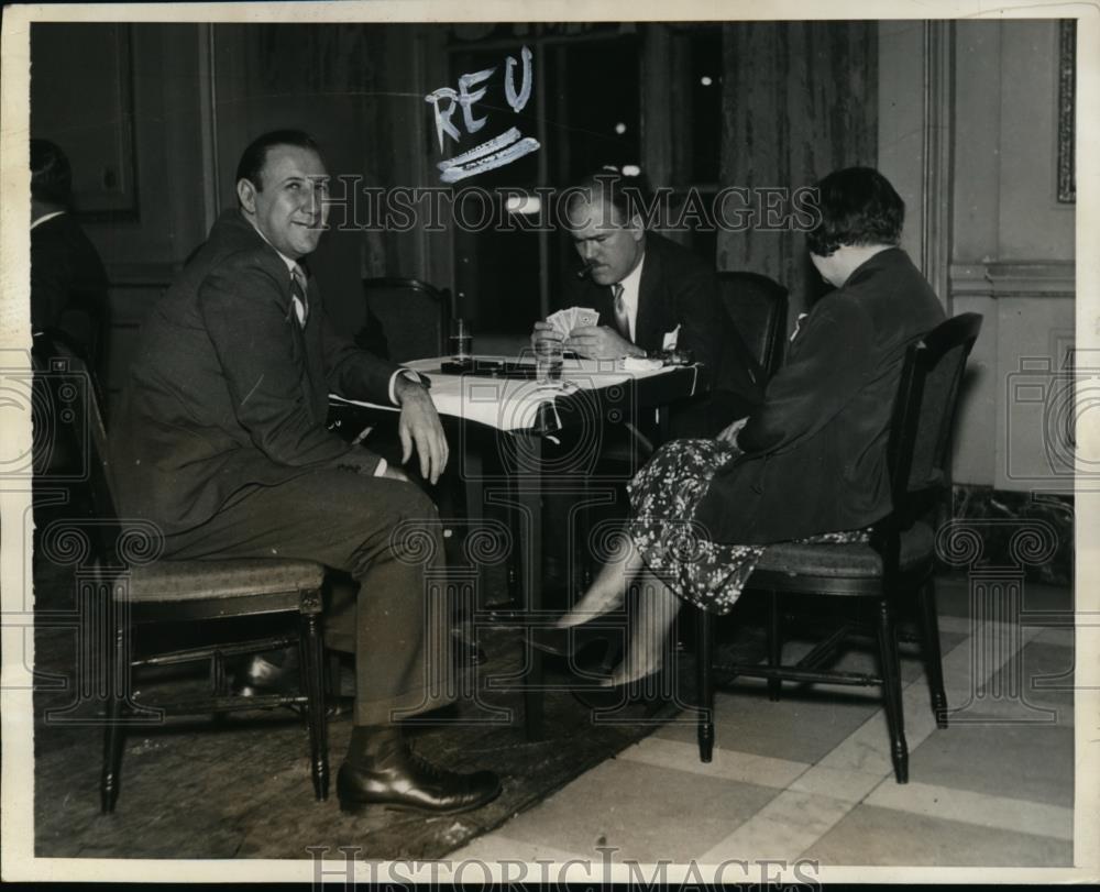 1935 Press Photo American Bridge League Tournament in Chicago - nee86503 - Historic Images