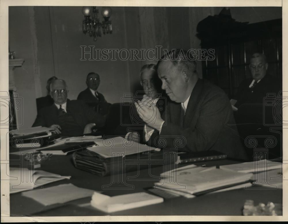 1935 Press Photo Joseph Eastman Federal Coordinatot for Transportation - Historic Images