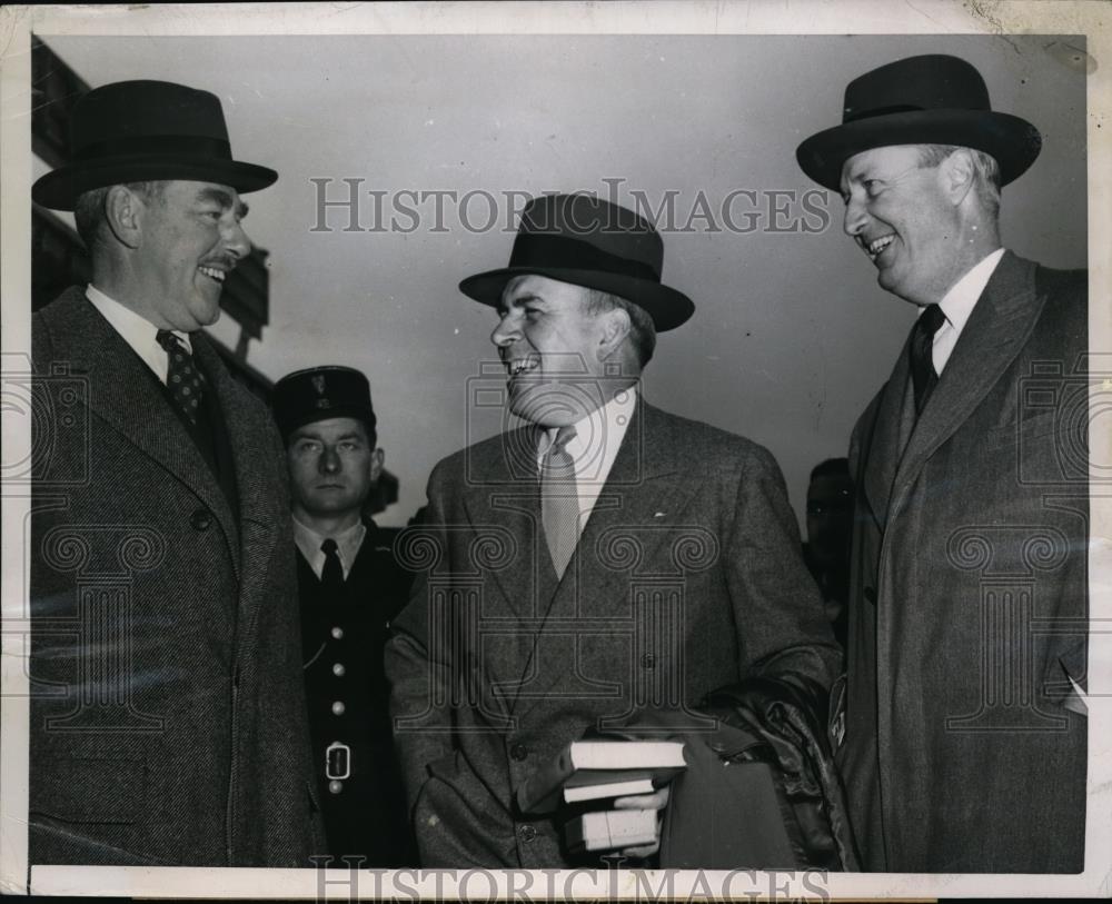 1950 Press Photo Secretary of State Dean Acheson,John McCloy & Davis Bruce - Historic Images