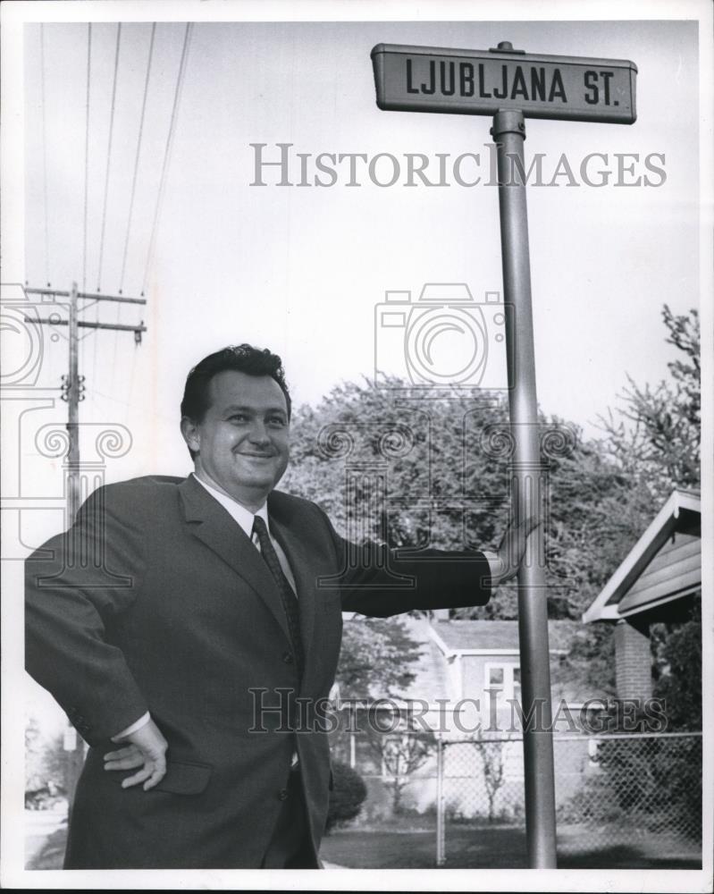 1969 Press Photo Mayor Miha Kosak of Ljubljana Yugoslavia  - cva98290 - Historic Images