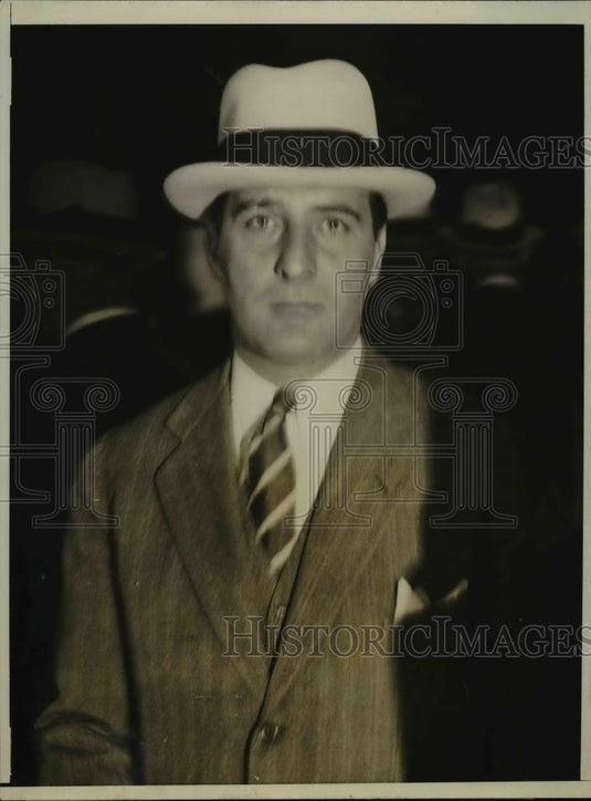 1931 Press Photo Thornton Lathrop Motley charged with bigamy at Santa Barbara CA - Historic Images