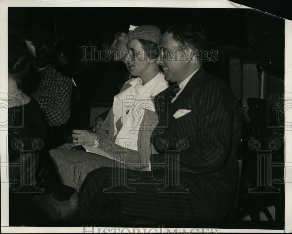 1934 Press Photo Mrs Anna Ball daughter of President Roosevelt &amp; J Hinckling - Historic Images