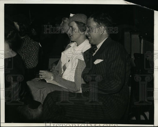 1934 Press Photo Mrs Anna Ball daughter of President Roosevelt & J Hinckling - Historic Images