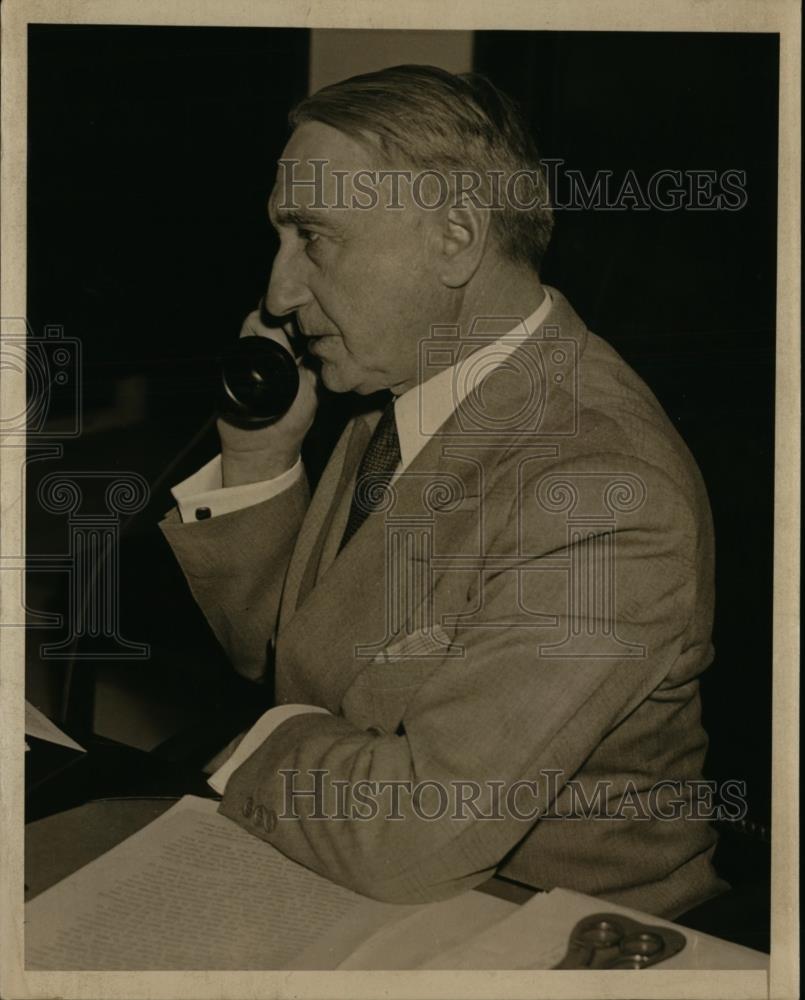 1939 Press Photo Senator Walter F George of Senate Finace Committee - nee86769 - Historic Images