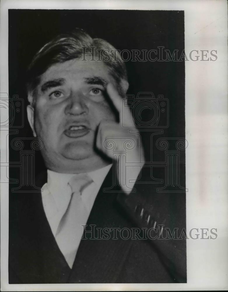 1954 Press Photo Aneurin Bevan Communist Labor Minister of Britain - nee86196 - Historic Images