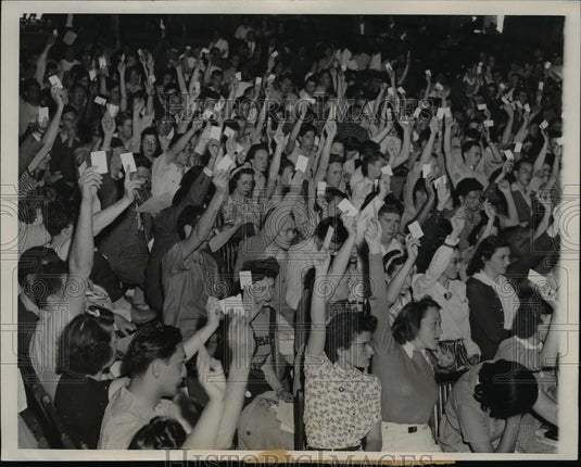 1940 Press Photo American Youth Congress at College Camp Geneva Wisconsin - Historic Images