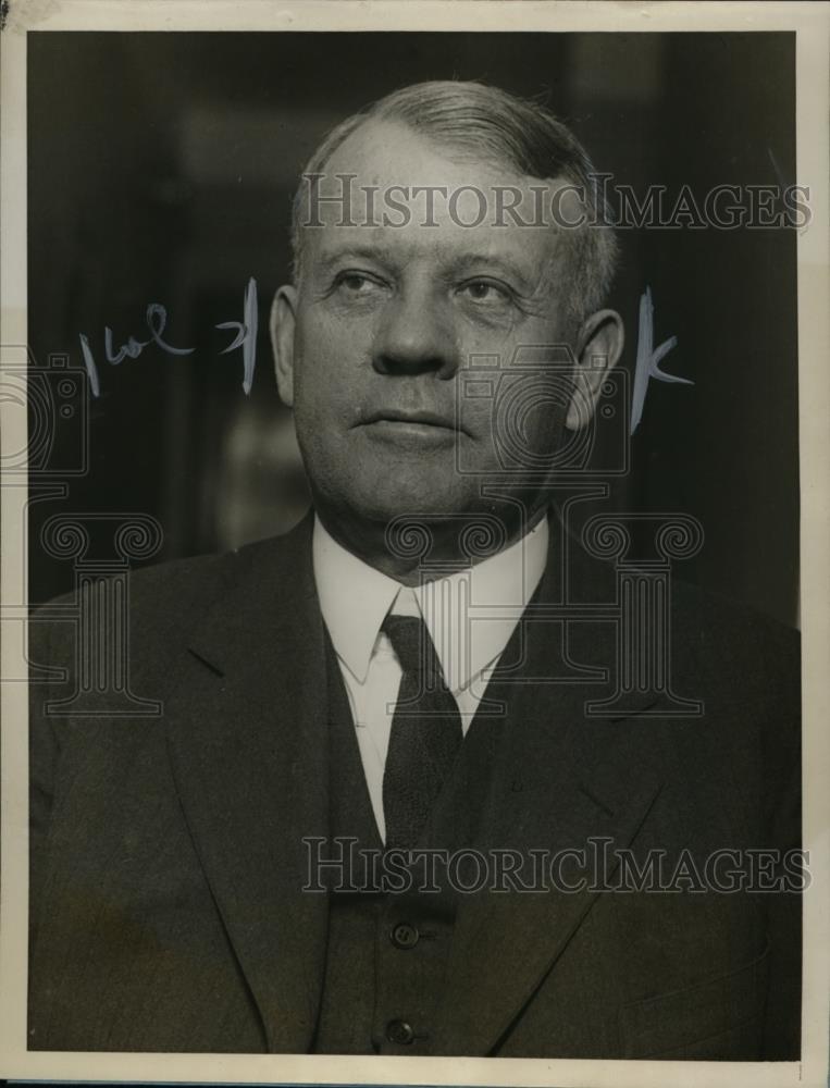 1928 Press Photo Carleton Sturtevant for Federal Board of Flood Control in NY - Historic Images