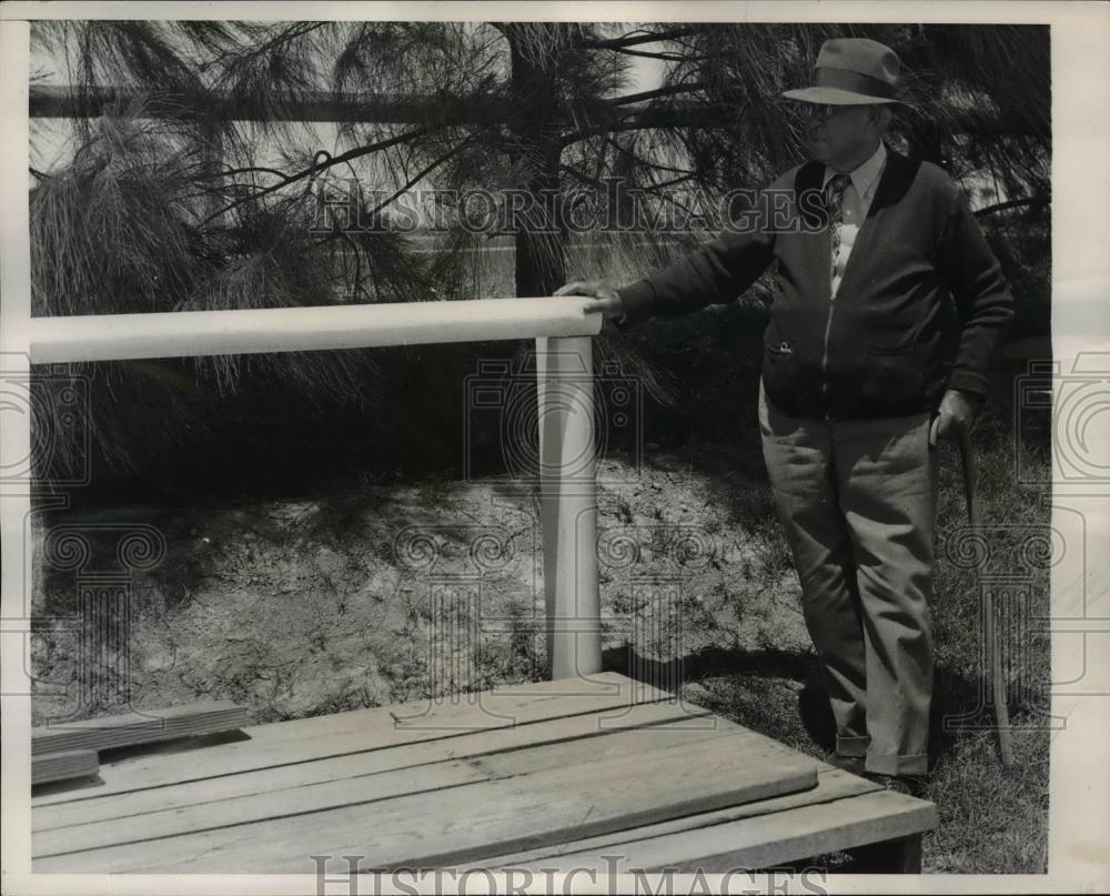 1940 Press Photo Billy Myep, Former Boxer, Tropical Park Track Superintendent. - Historic Images