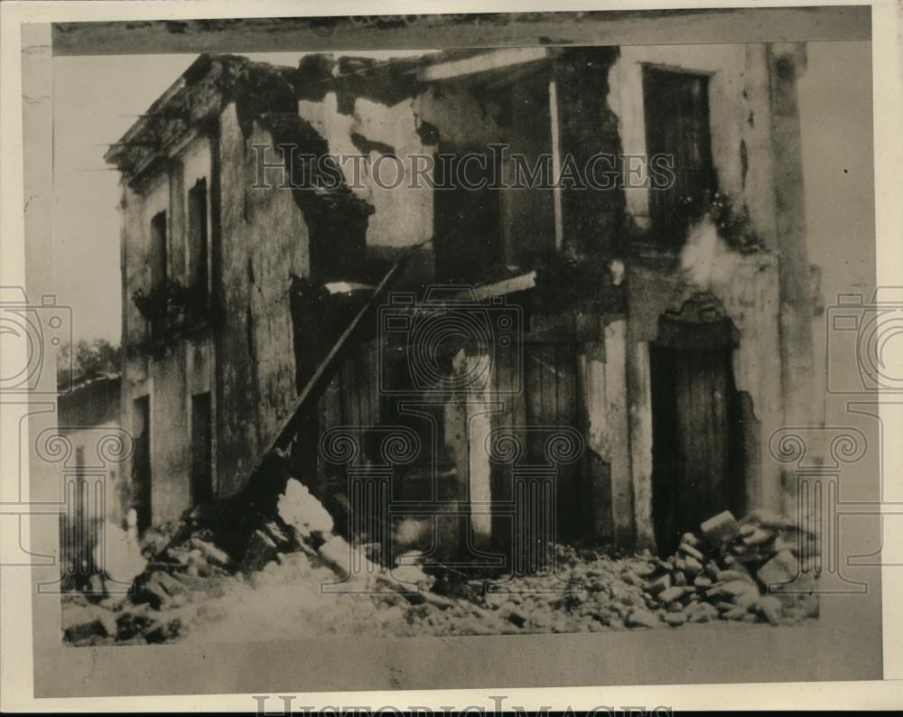 1932 Press Photo Ruined by Earthquake at Mexico City - nee87027 - Historic Images