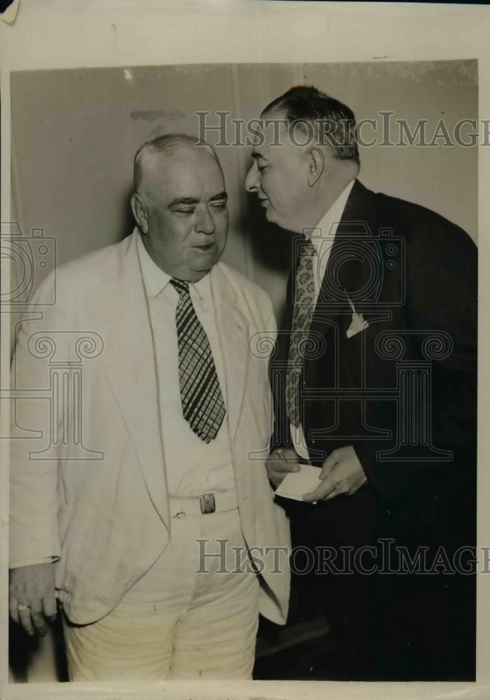 1936 Press Photo Gov.Harry Nice of Maryland & William O.Lawson at GOP Convention - Historic Images