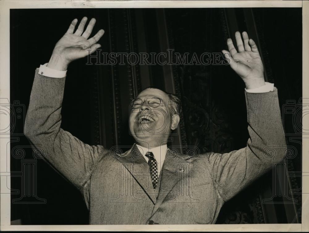 1939 Press Photo Vermont Senator Warren Austin actinf Senate Minority Leader - Historic Images