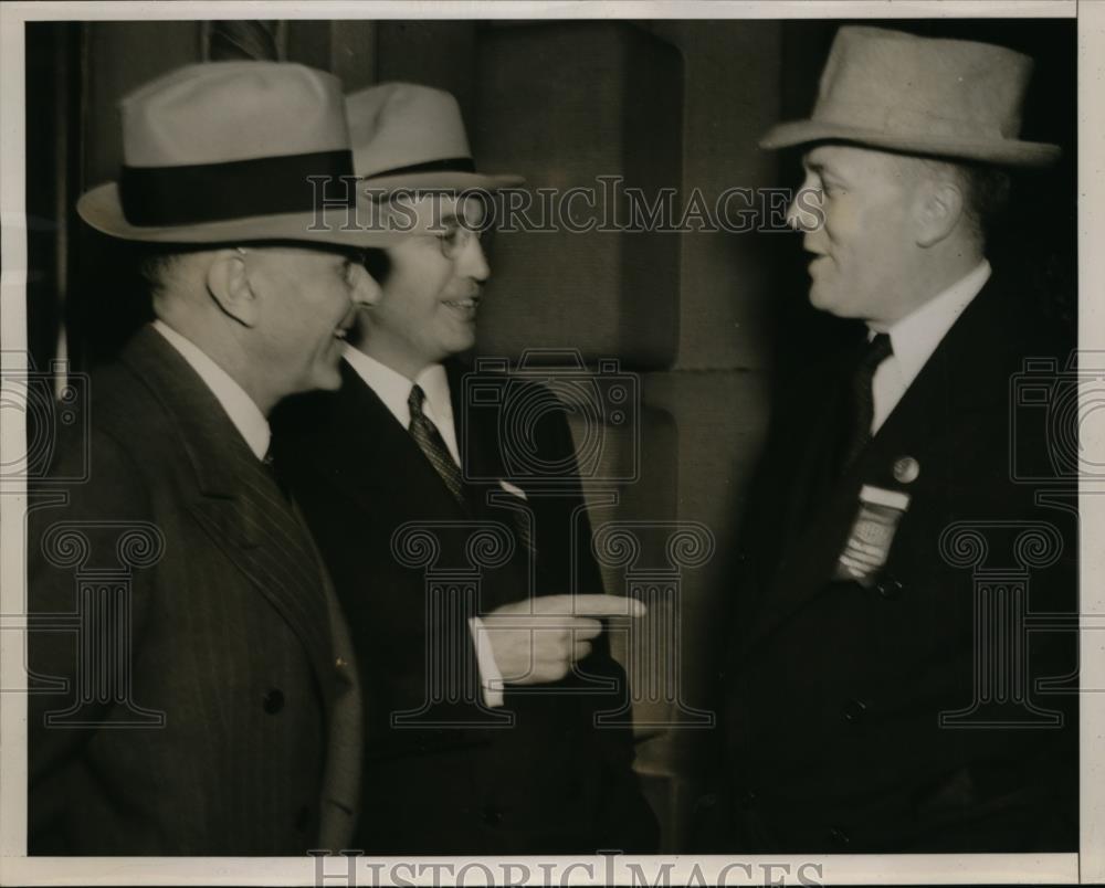 1936 Press Photo William Duncan Jr Minneapolis Bankers Assn &amp; AB kathrop - Historic Images