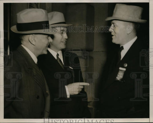 1936 Press Photo William Duncan Jr Minneapolis Bankers Assn & AB kathrop - Historic Images