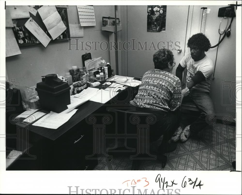 1991 Press Photo Cleveland's Health Care - cva98899 - Historic Images
