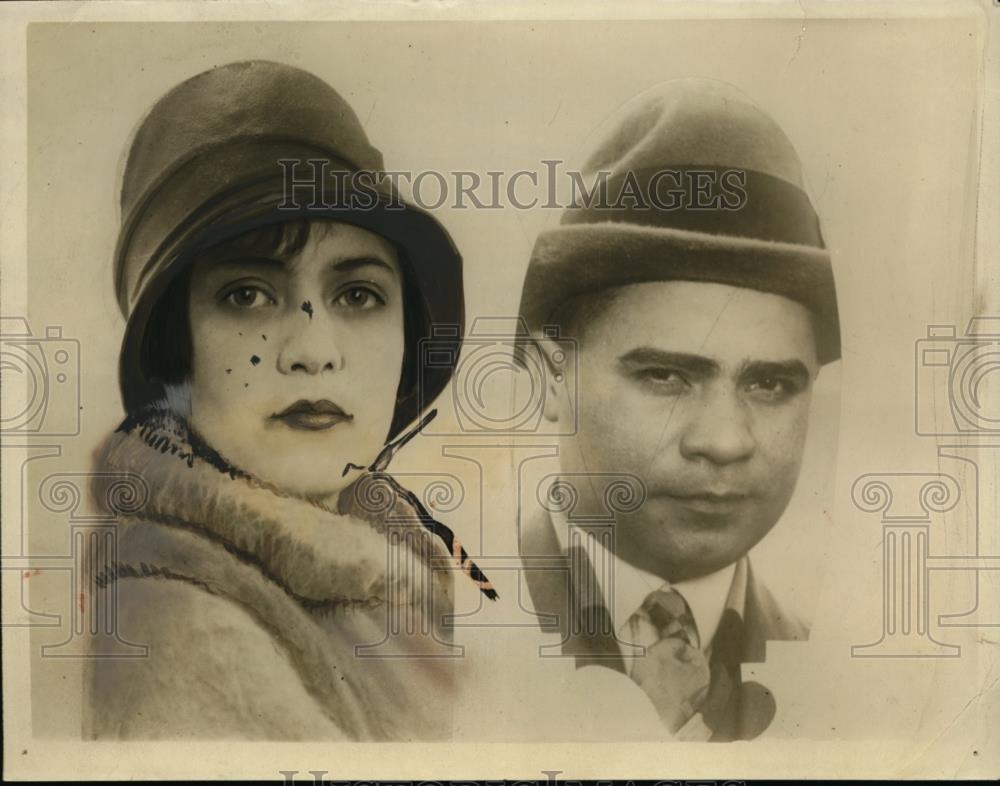 1926 Press Photo Mr &amp; Mrs Henry Grijalva wed in San Francisco by proxy - Historic Images
